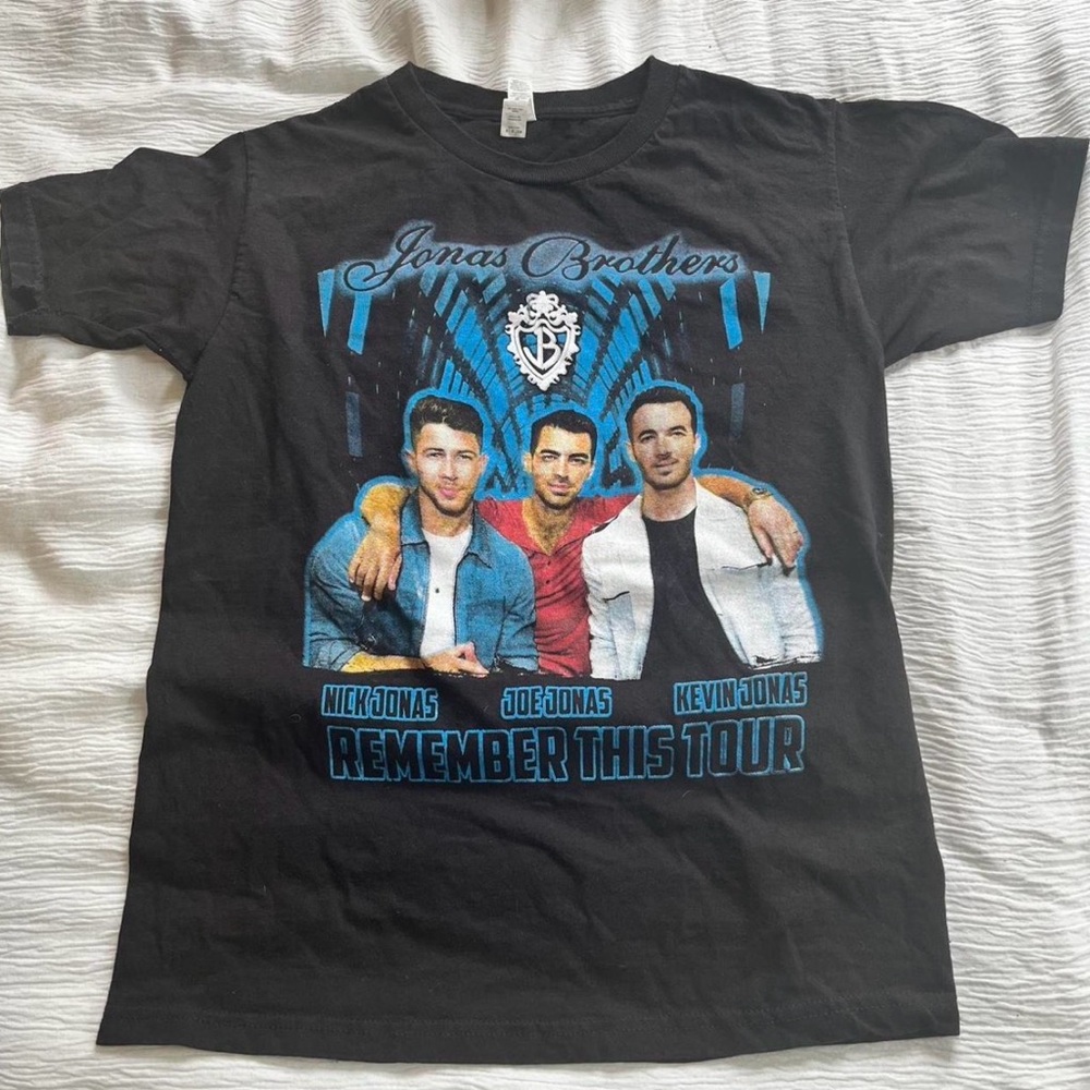 Jonas Brothers Black Graphic T-Shirt